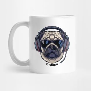 Cool Dogs - Sounds and Shade - Pug Mug